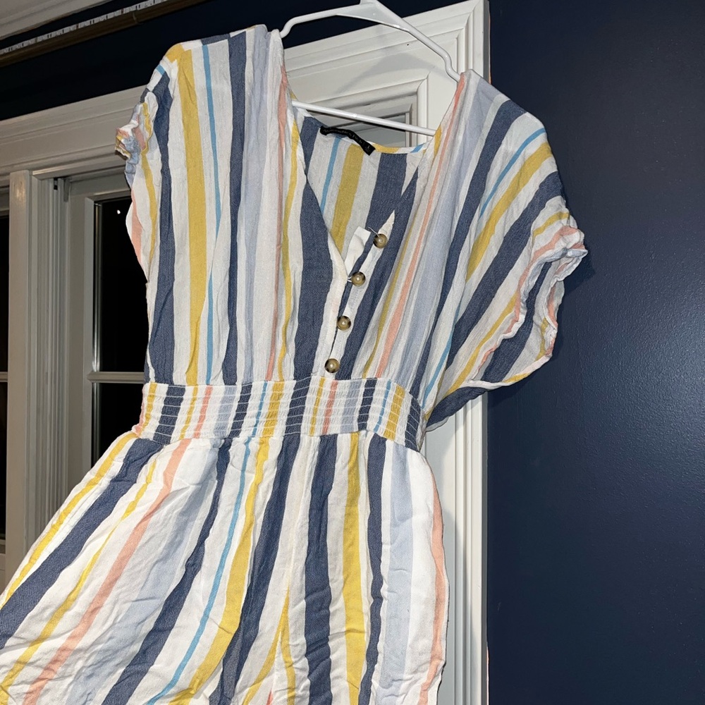 Cute Abercrombie and Fitch Striped Romper